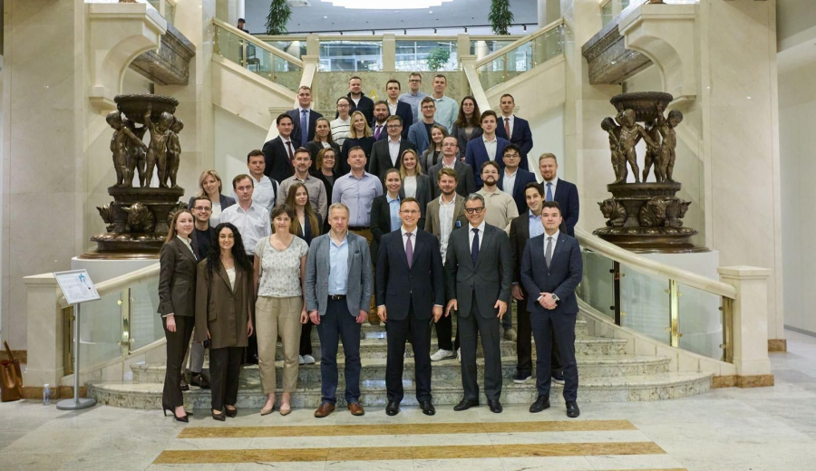 Студенты программы «Мастер финансов» обсудили карьерные возможности в финансовой сфере на встрече с руководством ВЭБ.РФ