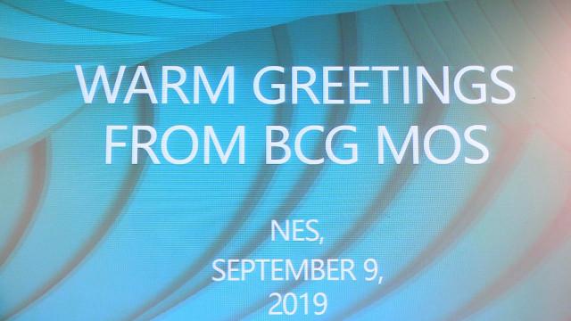 Warm greetings from BCG