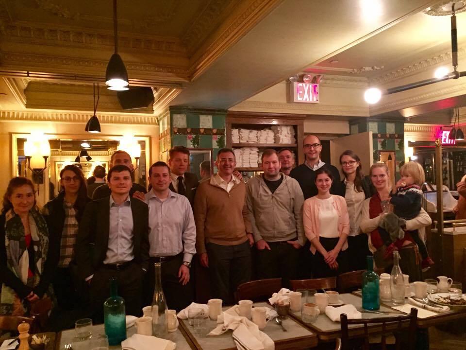 NES alumni chapter meeting in New-York, October 2016